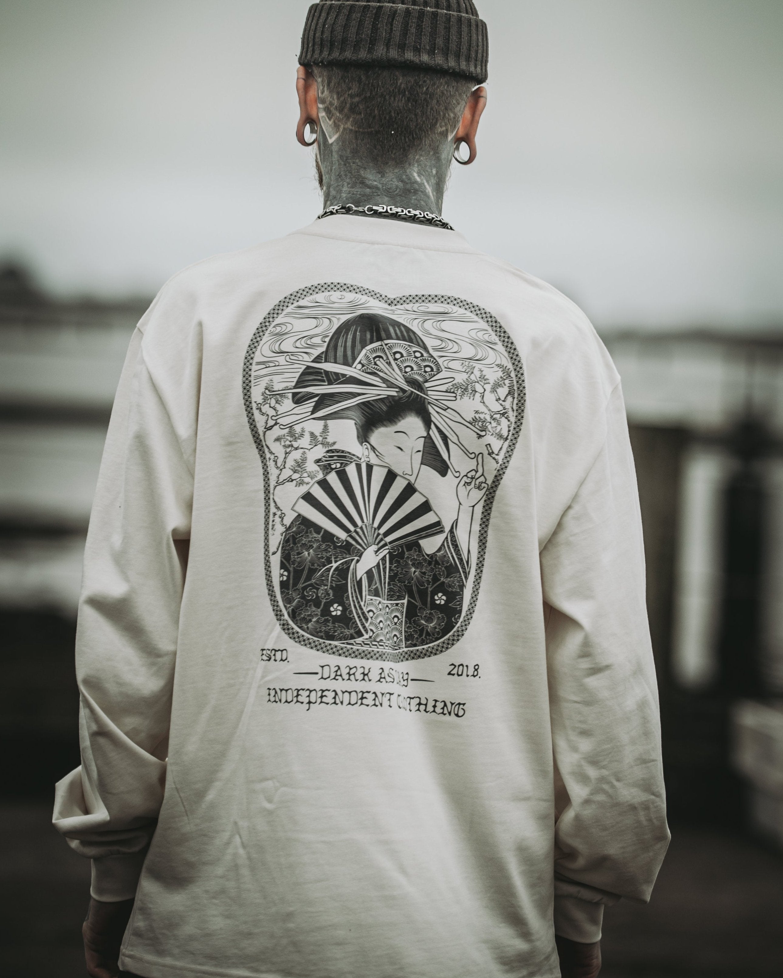 Geisha Heavy Weight Long Sleeve – Dark As Day Apparel Geisha Heavy Weight Long Sleeve – Dark As Day Apparel