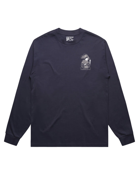 Geisha Heavy Weight Long Sleeve – Dark As Day Apparel