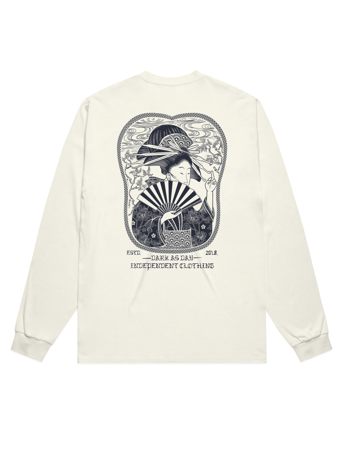 Geisha Heavy Weight Long Sleeve – Dark As Day Apparel