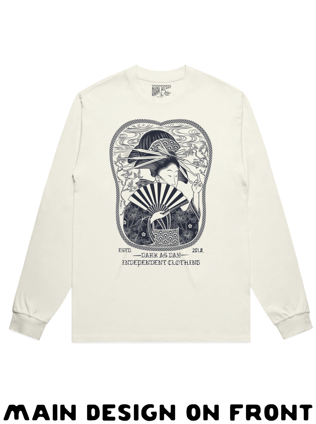 Geisha Heavy Weight Long Sleeve – Dark As Day Apparel
