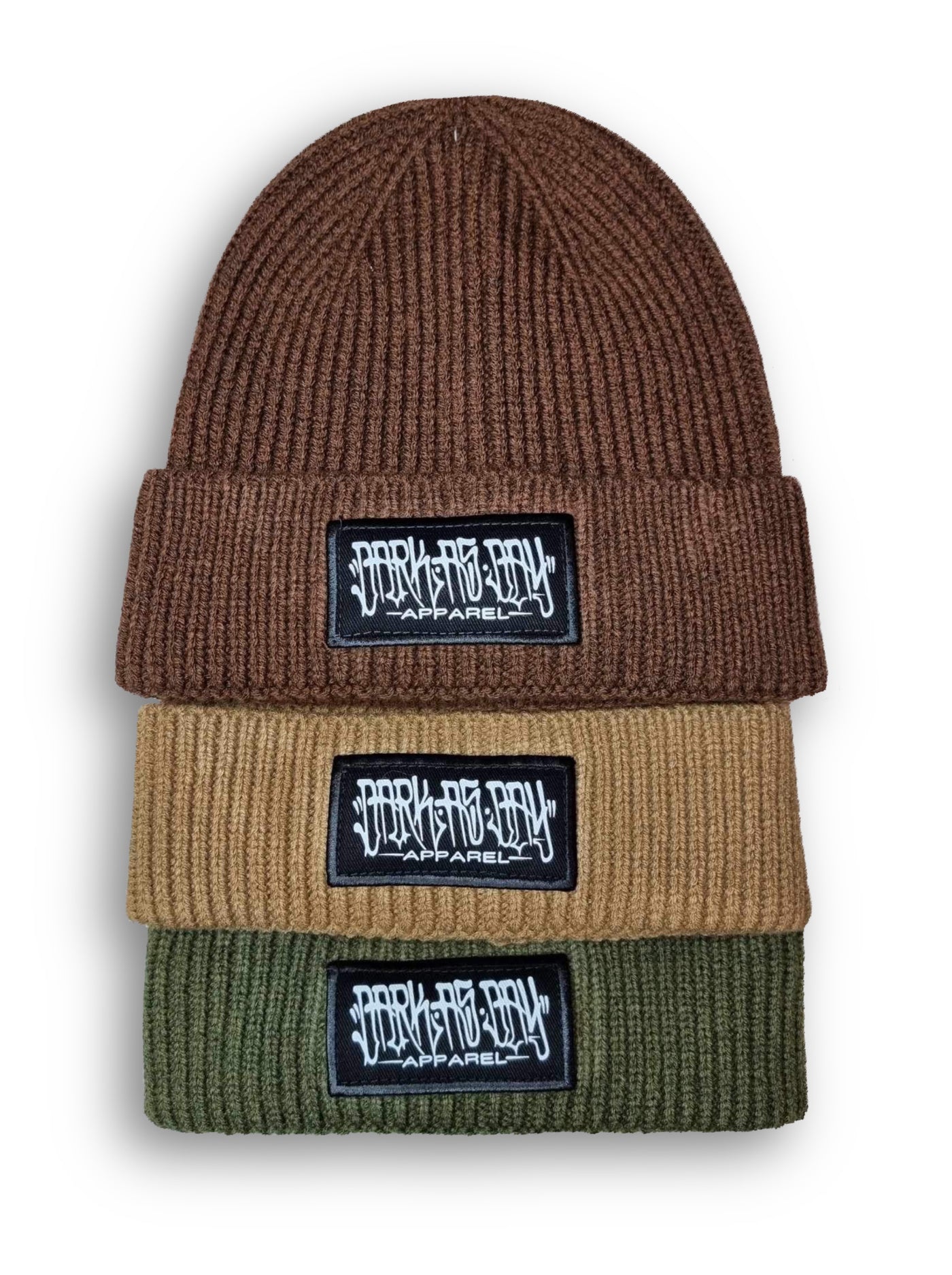 Ribbed Script Beanie