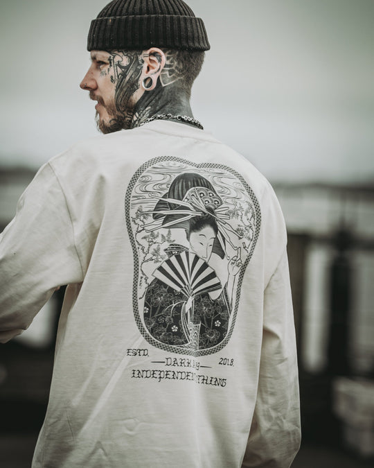 Geisha Heavy Weight Long Sleeve – Dark As Day Apparel