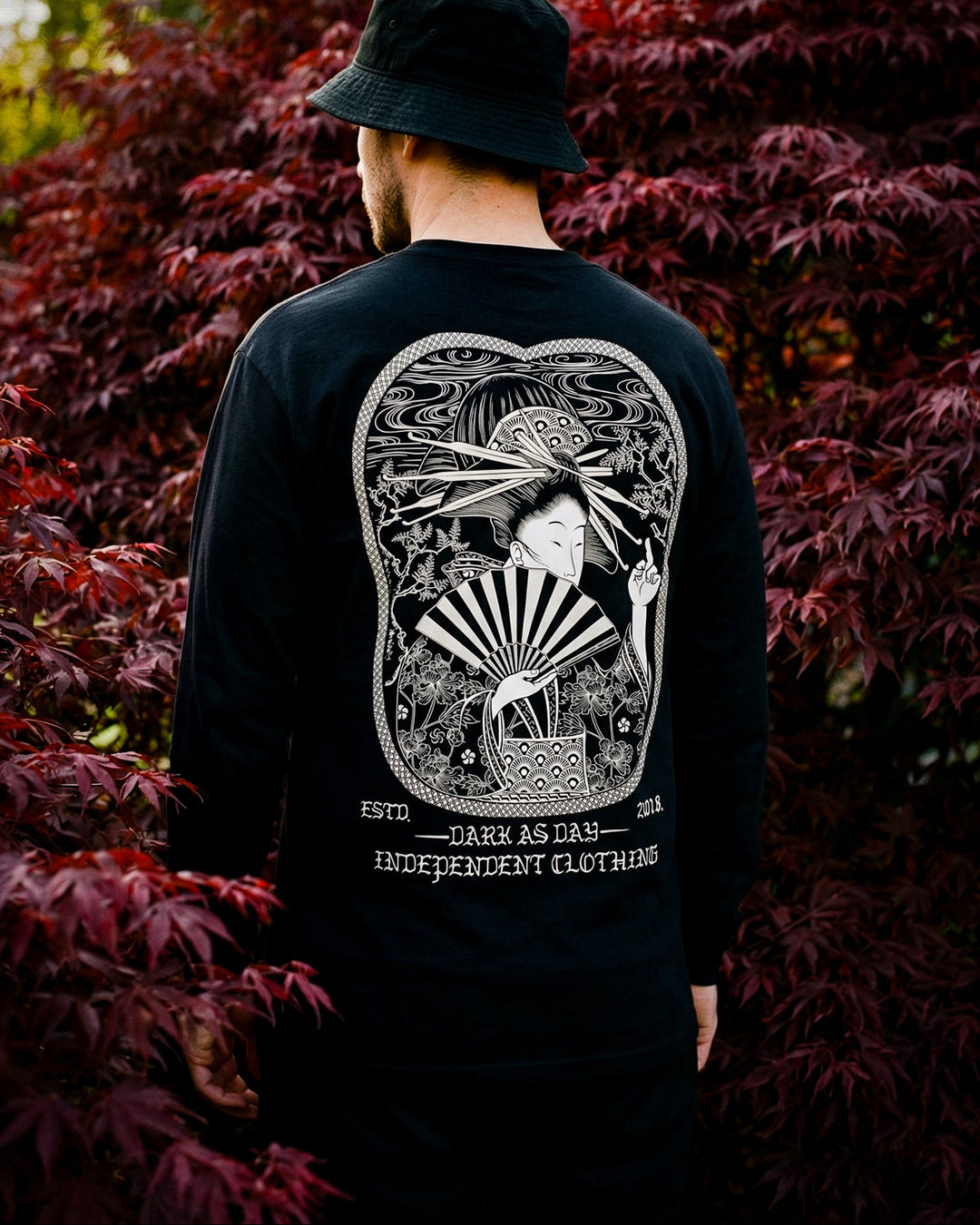 Geisha Heavy Weight Long Sleeve – Dark As Day Apparel