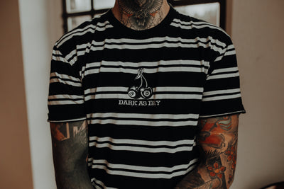 Eight Ball Cherries Striped T-shirt