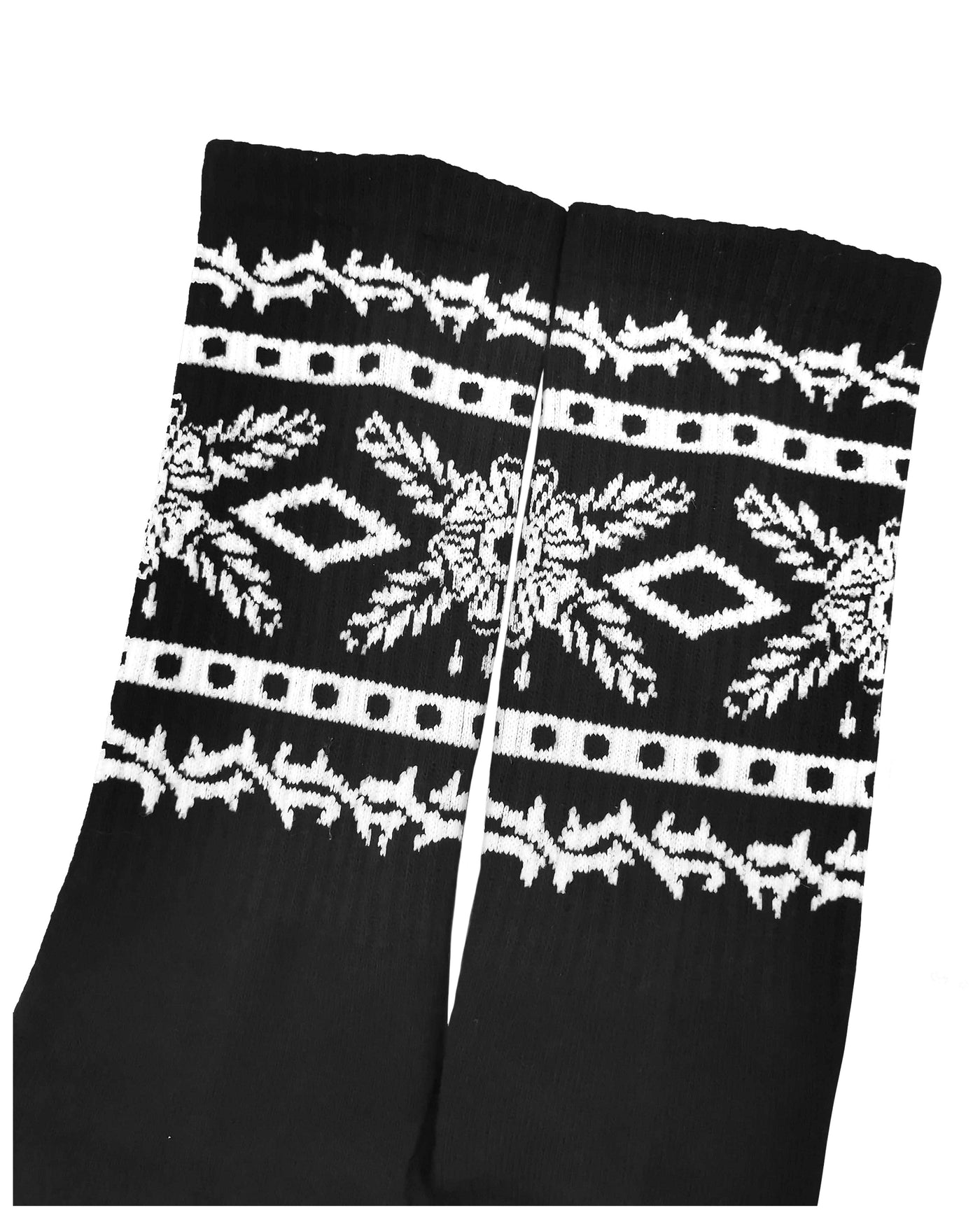 Floral Ankle Crew Socks